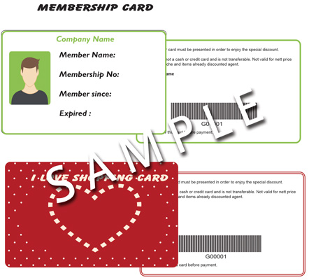 Membership Card Datasonic Manufacturing Sdn Bhd